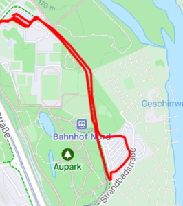 Strecke Adventlauf 2022